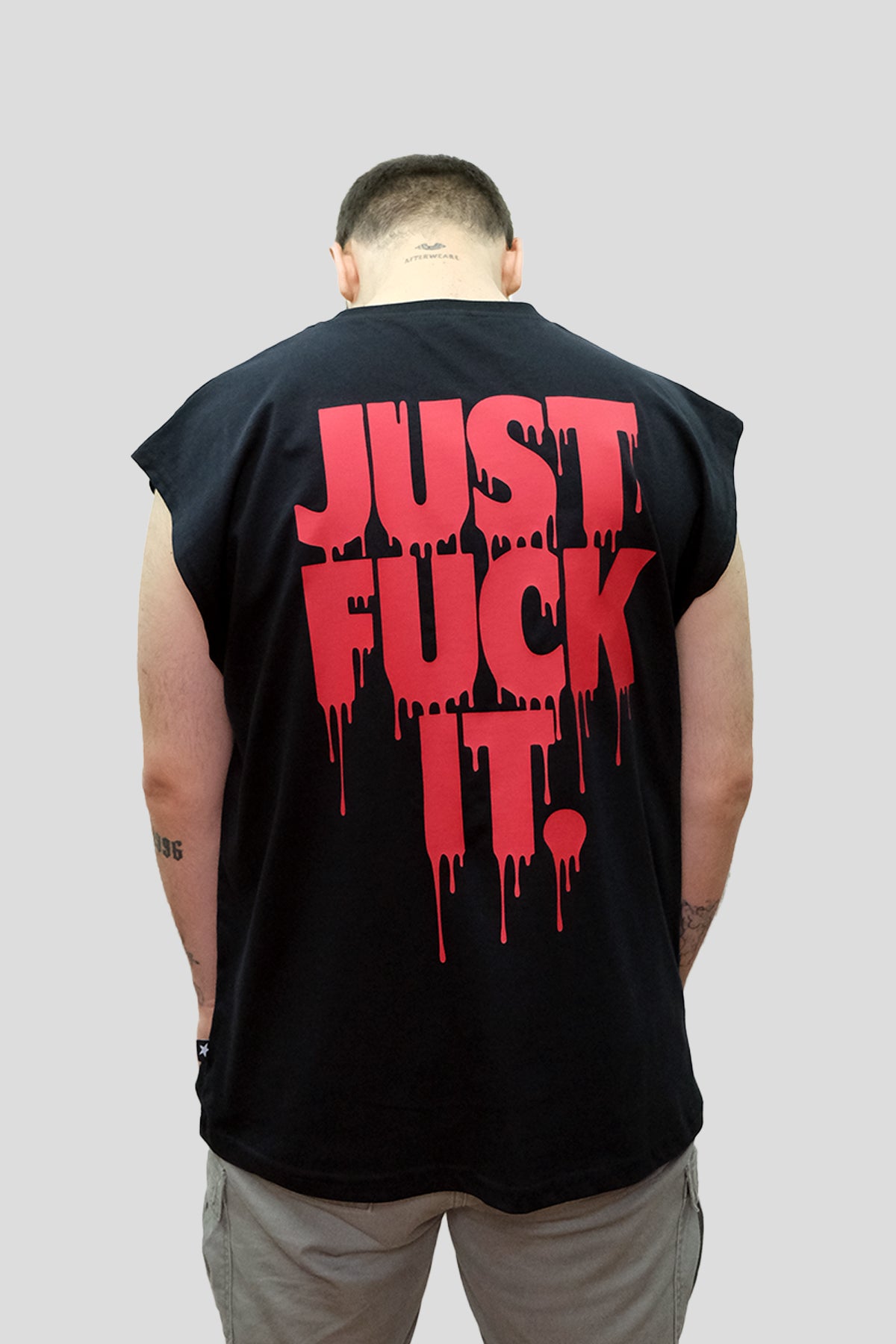 Siyah Sporcu Atlet - Just Fuck It