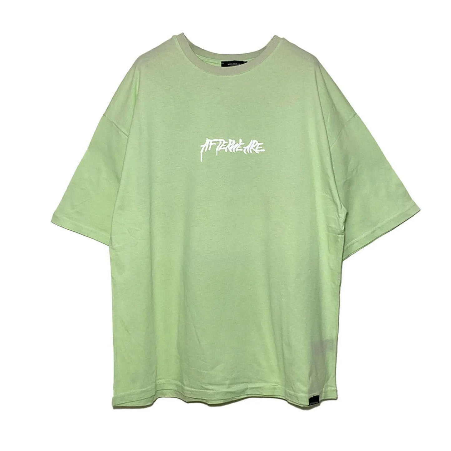 GREEN OVERSIZE T-SHIRT 'ACID CHAIN' REFLECTIVE 'LIMITED EDITION'.