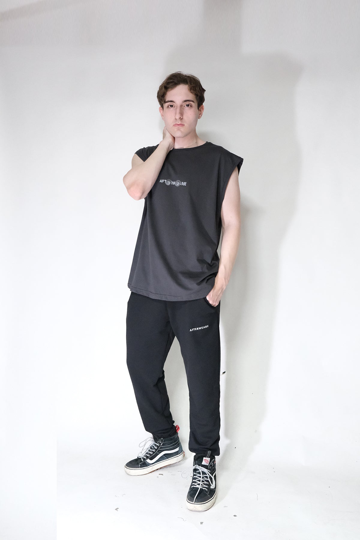 Kolsuz Tişört Üst Sporcu Atlet - Acid Cats | Reflective Sleeveless Top