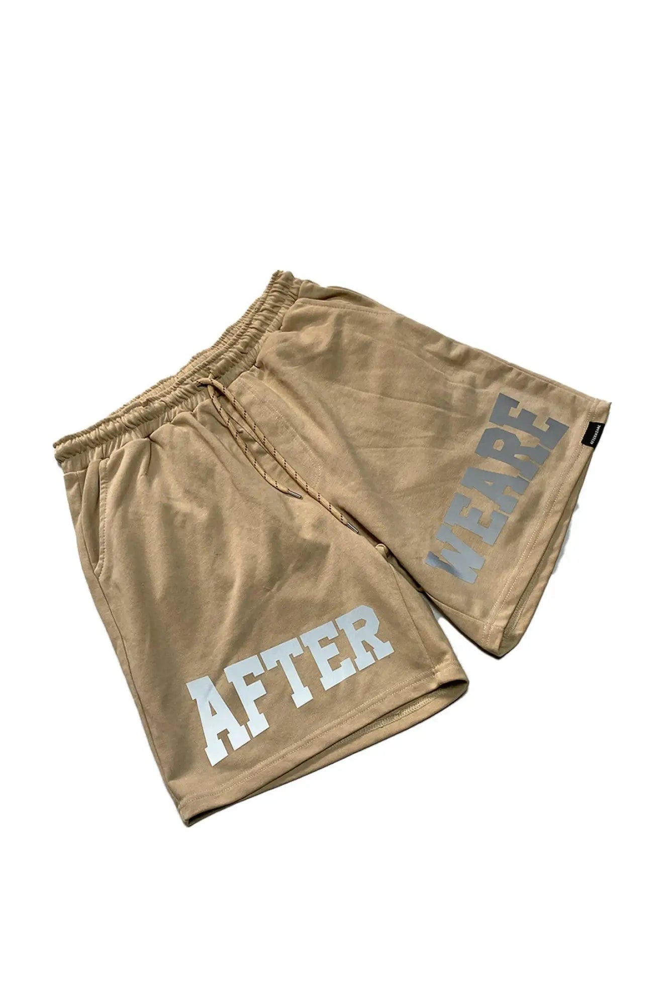 Kum Rengi Erkek Şort - Afterweare | Reflective Sand Short.