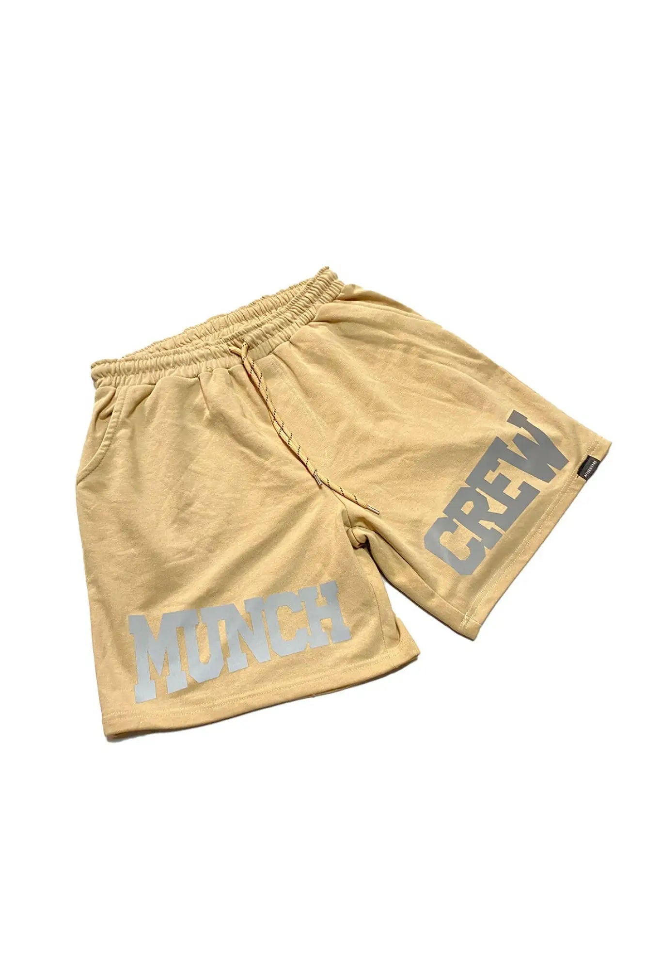 Kum Rengi Erkek Şort - Munchcrew | Reflective Sand Short.