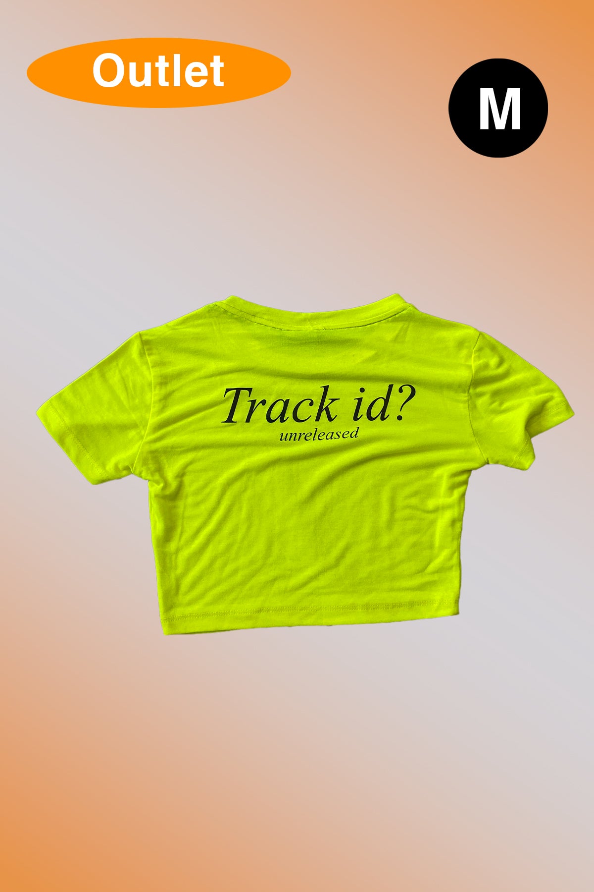 OUTLET - Sarı Crop Tee Track id?