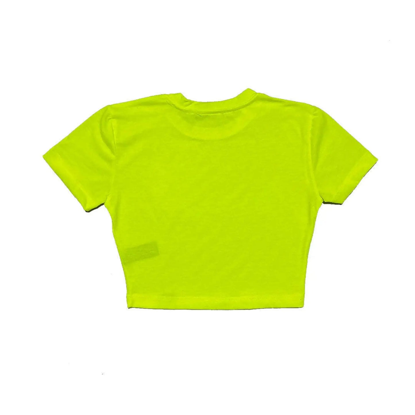 OUTLET - NEON YELLOW CROP BASIC.