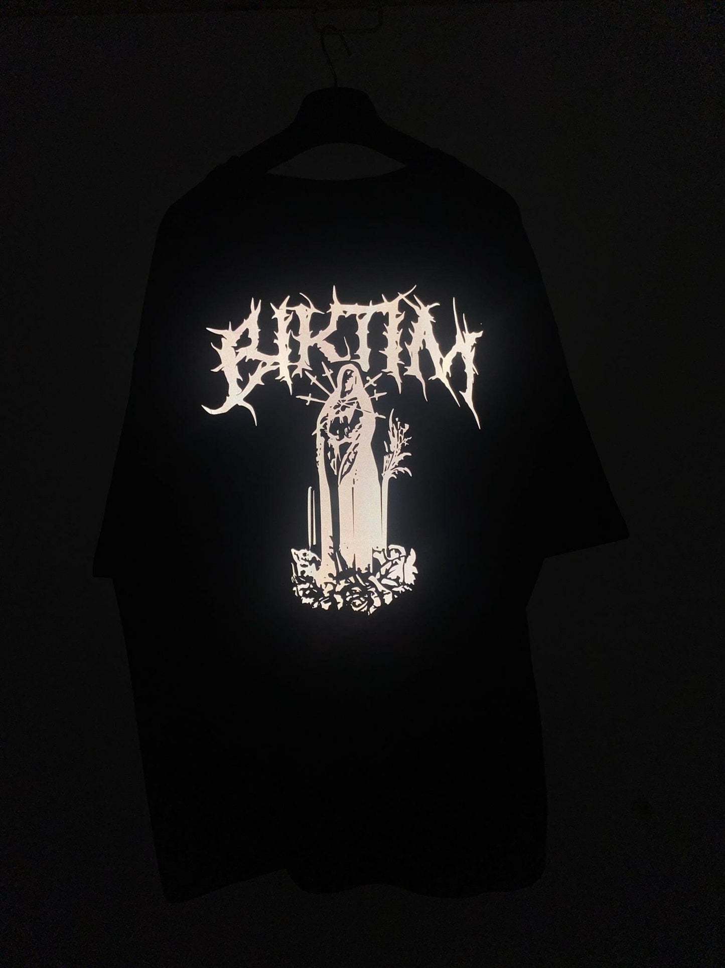 OVERSIZE BLACK T-SHIRT ’BIKTIM’ - FREEDOM OVERSIZED