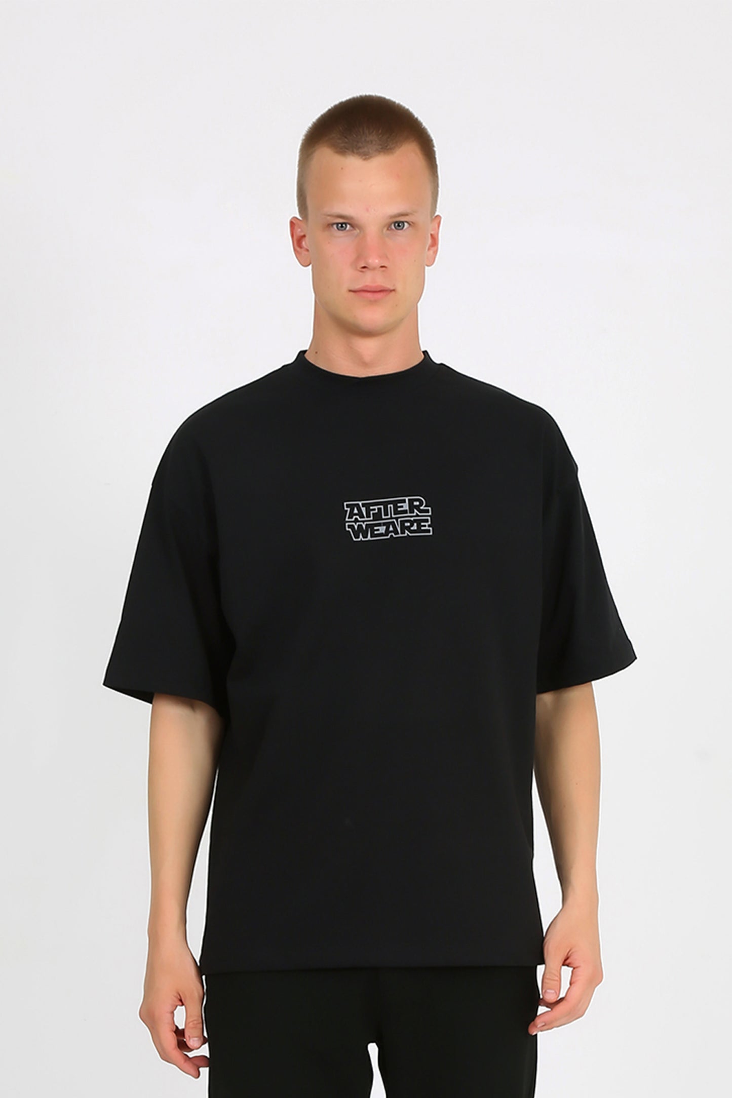 OVERSIZE BLACK T-SHIRT ’START RAVE’ - FREEDOM OVERSIZED