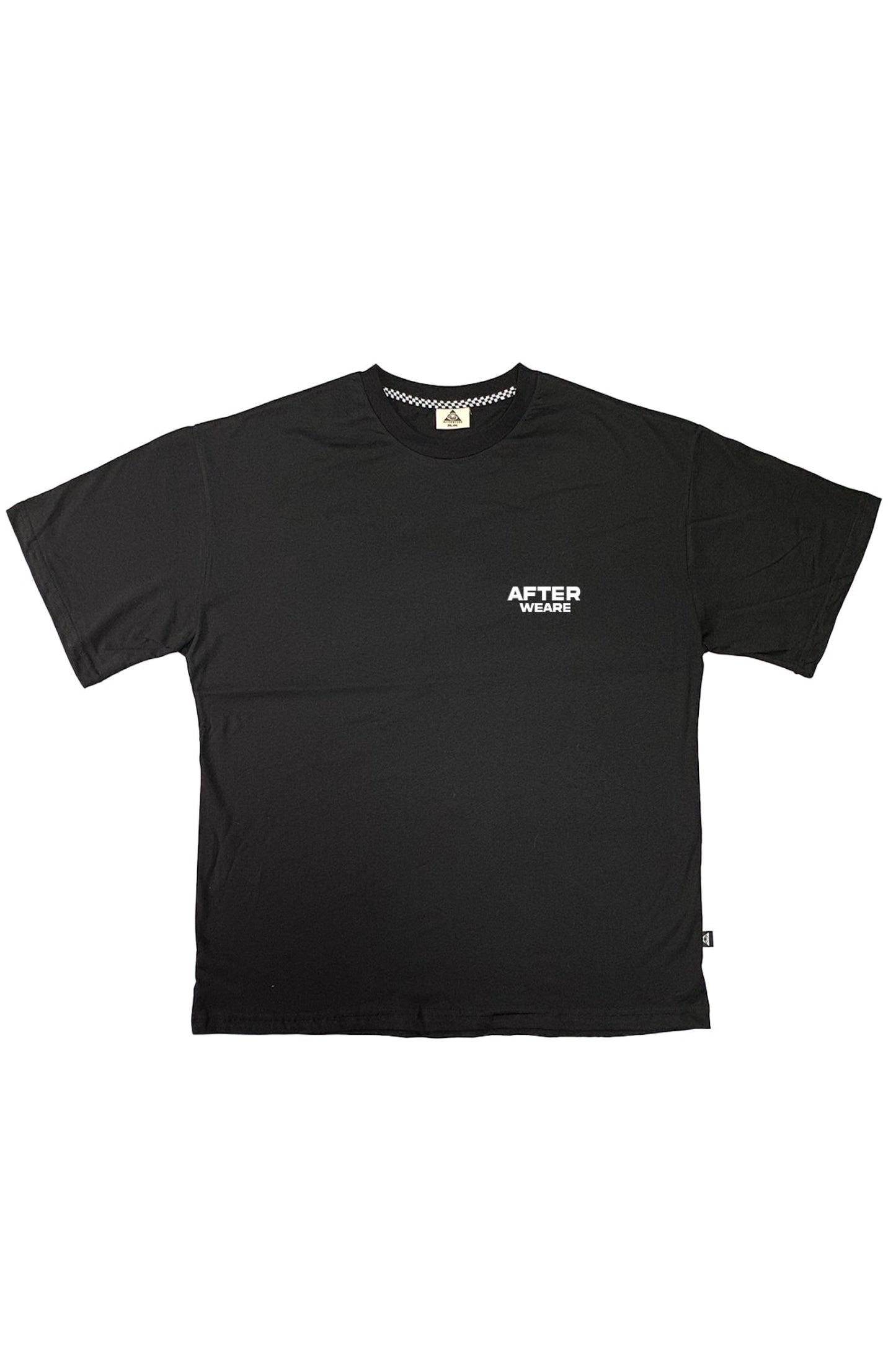 Oversize Siyah Tişört ’’Follow The Techno.’’ - FREEDOM OVERSIZED