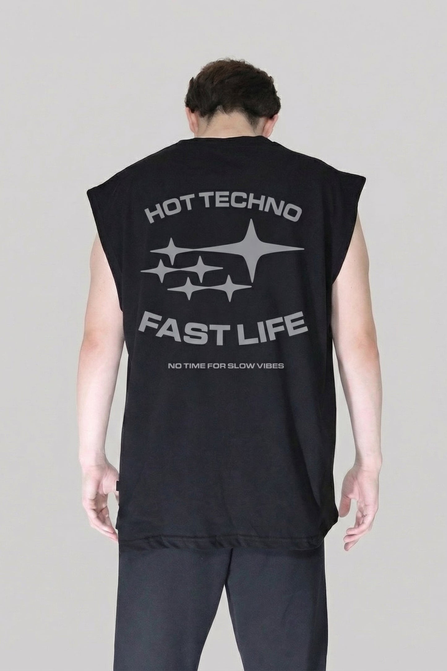 Siyah Sporcu Atlet - Hot Techno Fast Life