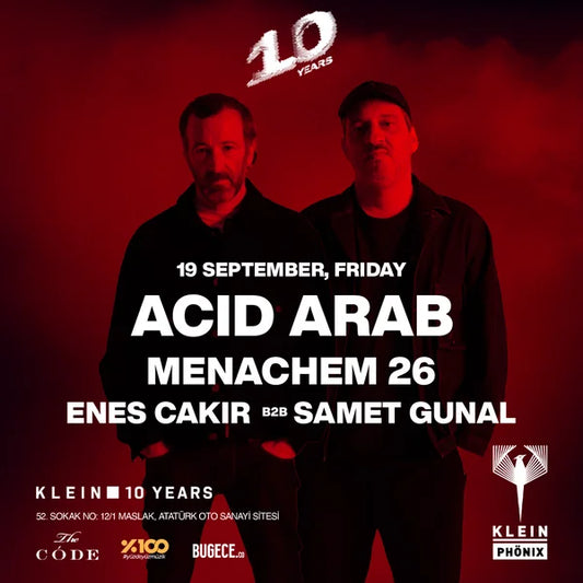 Acid Arab Istanbul @Klein Phönix | 19 Eylül 2025