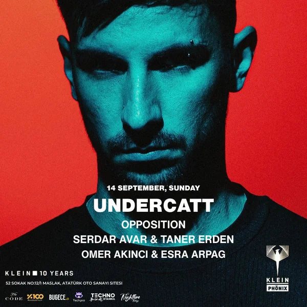 Undercatt @Klein Phönix | 14 Eylül 2025 Melodik Techno - İstanbul'da