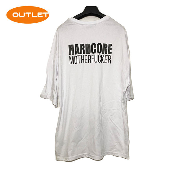 OUTLET – WEISSES OVERSIZE-T-Shirt HARDCORE