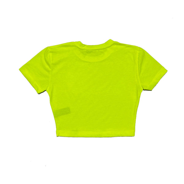 OUTLET - NEON YELLOW CROP BASIC