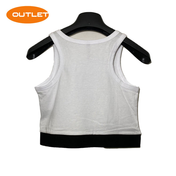 OUTLET - WHITE CROP TOP THE KIDS