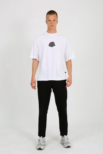 Oversize Beyaz Tişört 'Trip Like Freak'