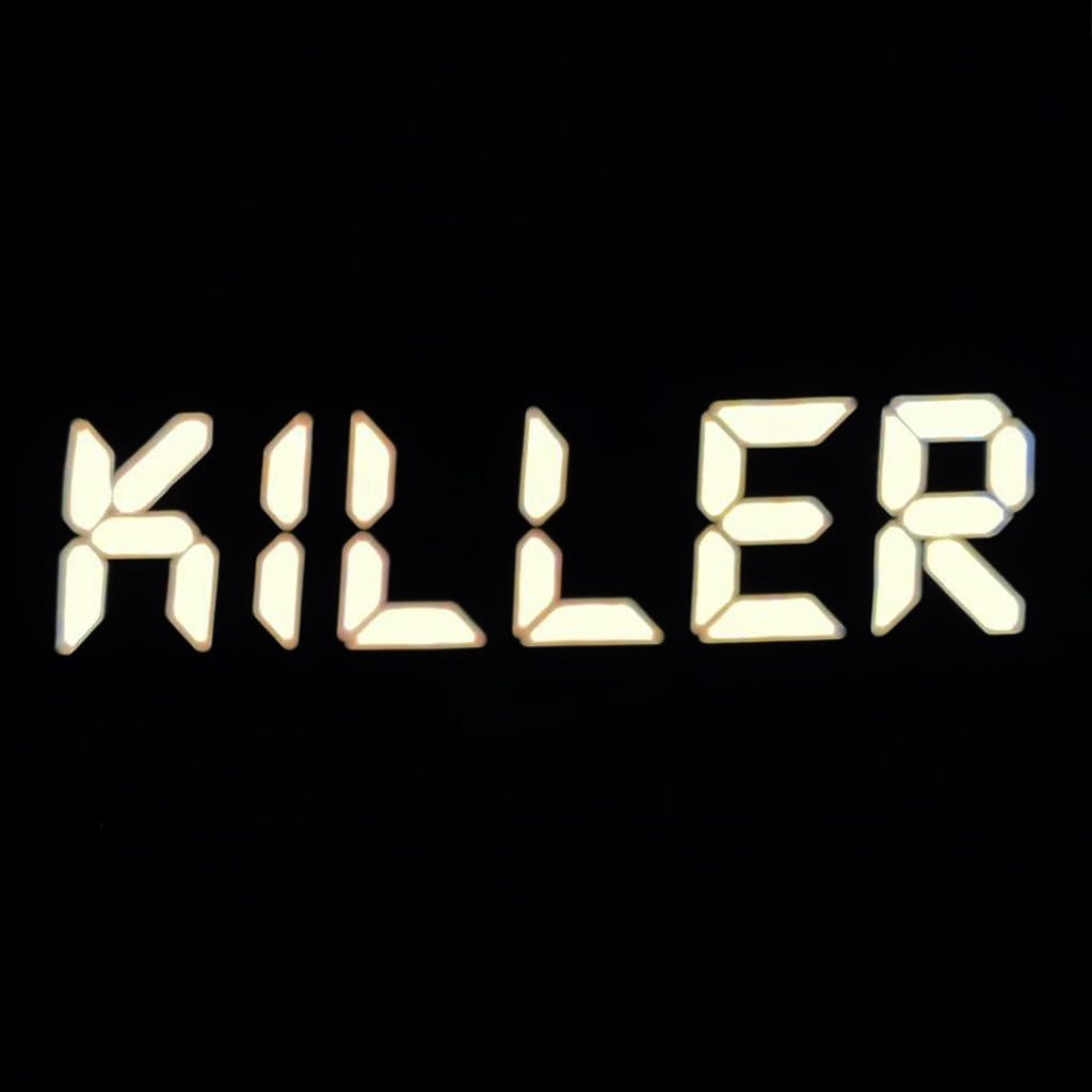 OVERSIZE BLACK SWEATSHIRT 'BPM KILLER' REFLECTIVE