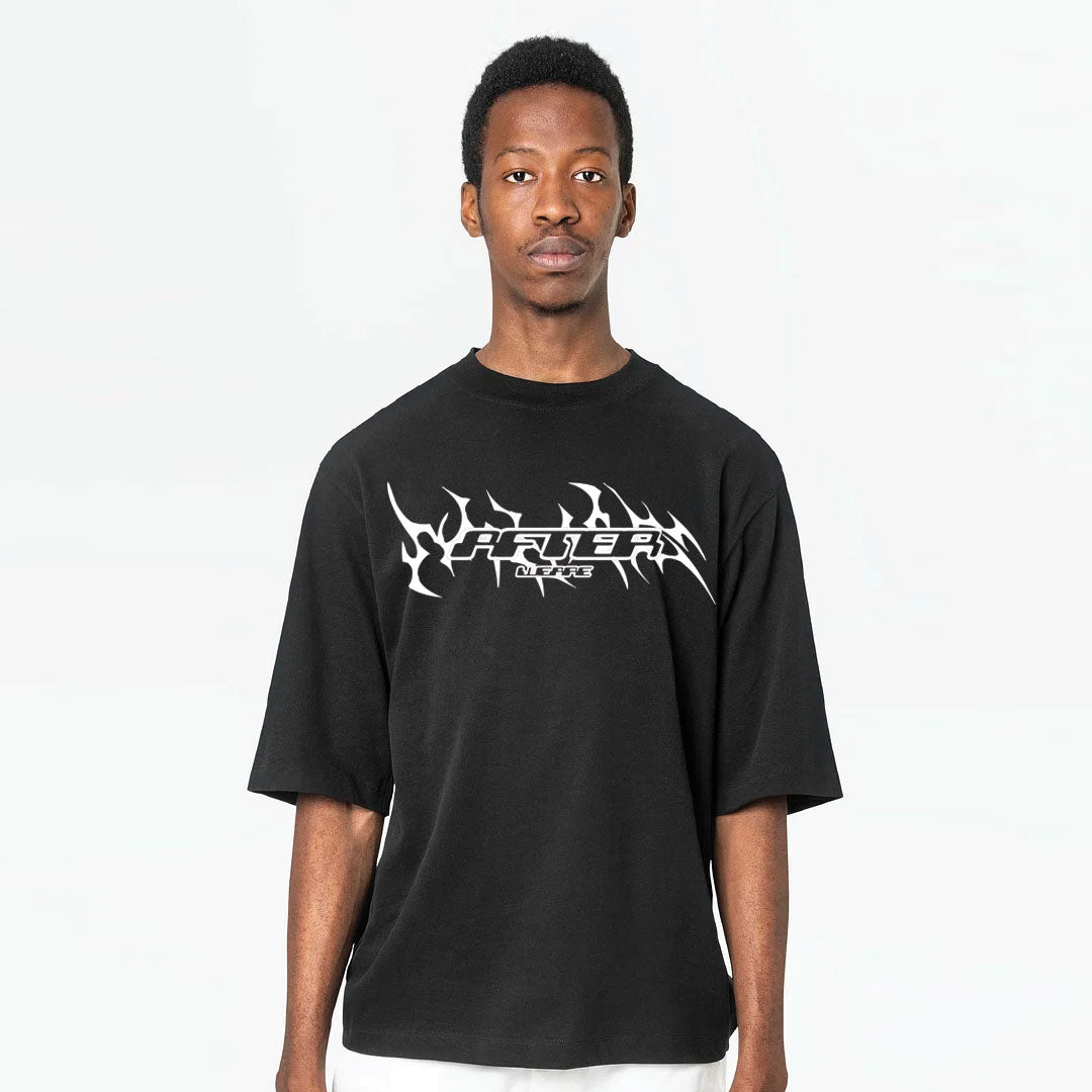 OVERSIZE BLACK T-SHIRT 'AFTERWEARE'