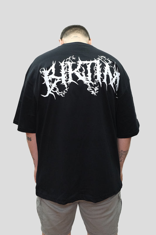 Afterweare Rage Against - Siyah Oversize Tişört  003 BIKTIM