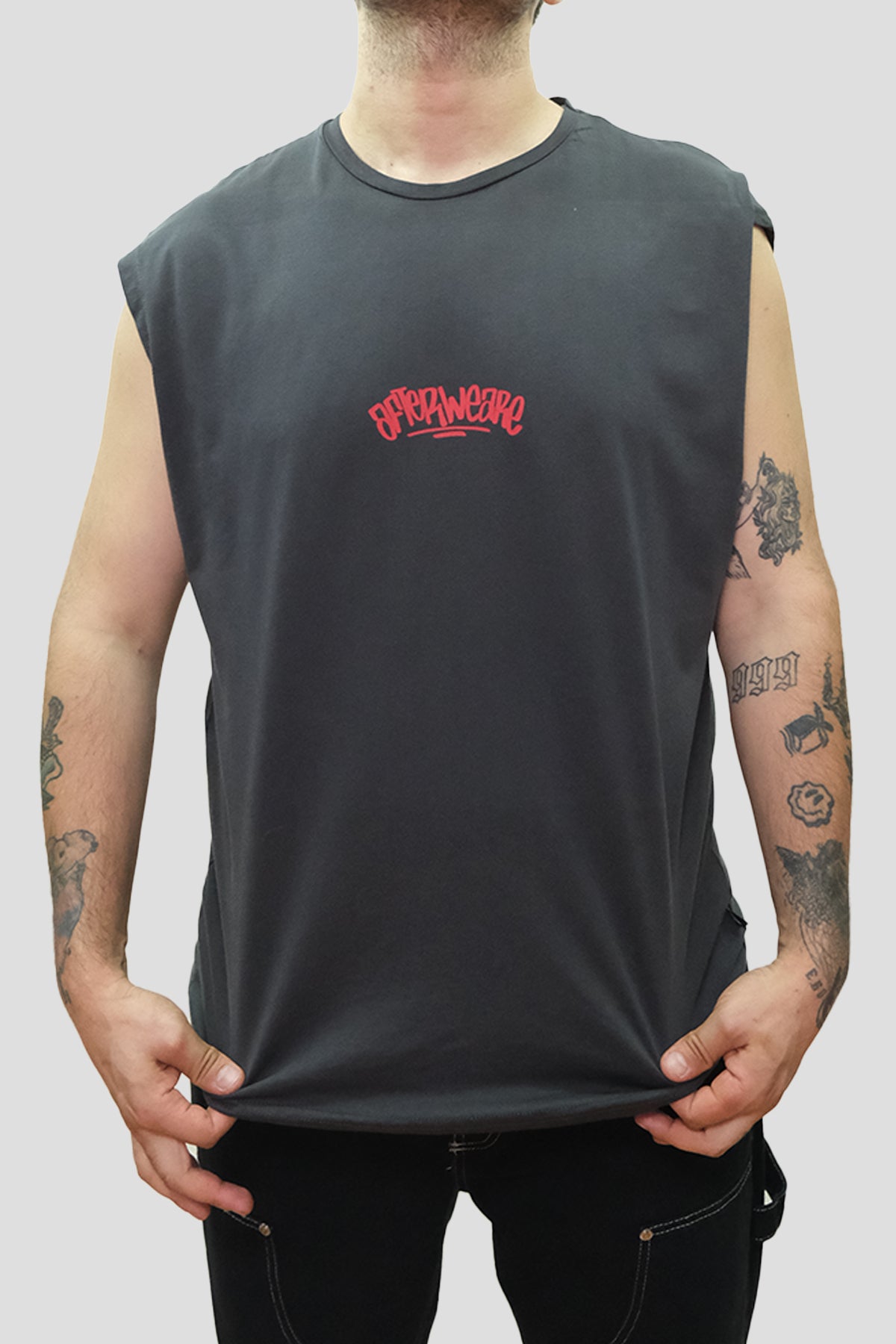 Kolsuz Tişört Üst Sporcu Atlet - Hardcore | Reflective Sleeveless Top