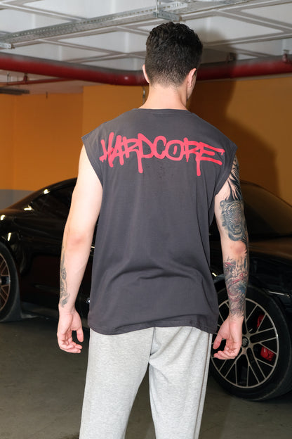 Kolsuz Tişört Üst Sporcu Atlet - Hardcore | Reflective Sleeveless Top