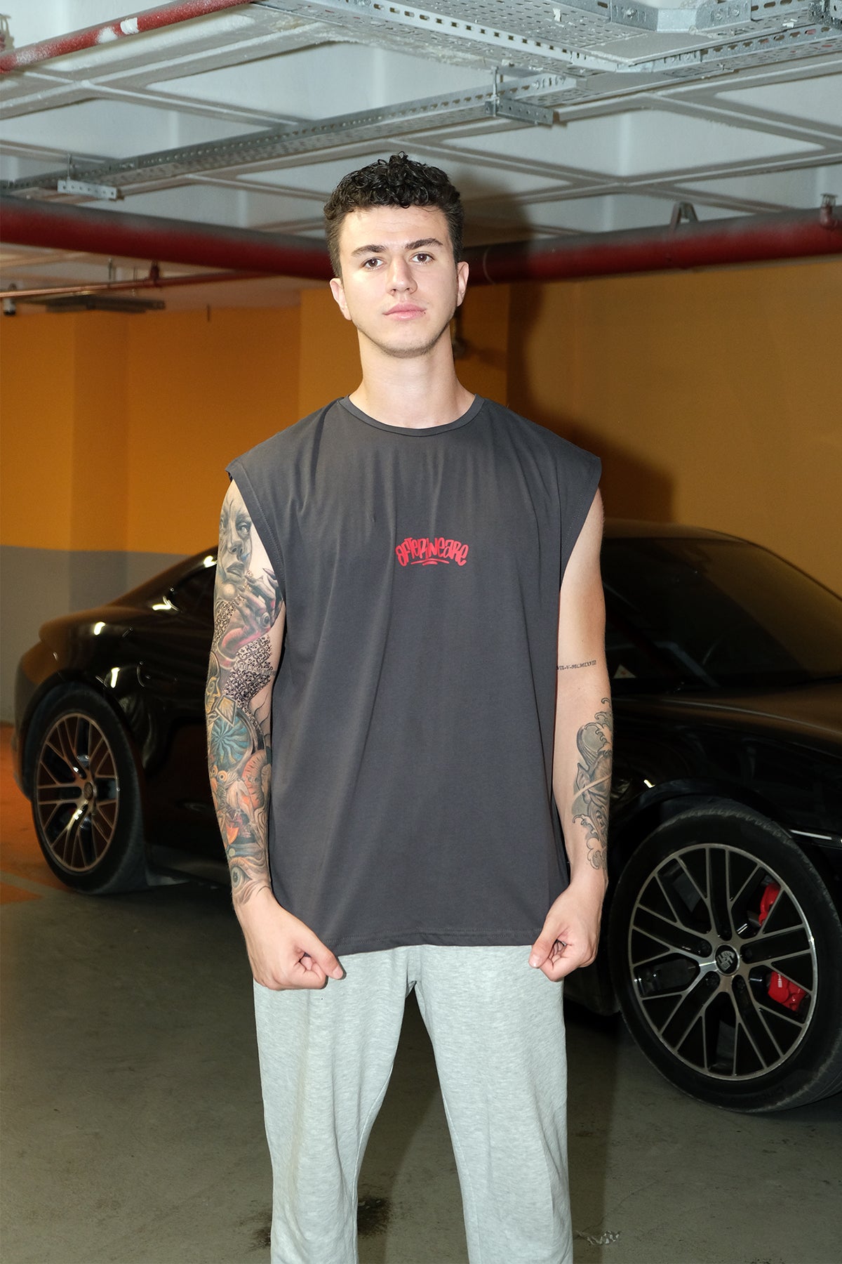 Kolsuz Tişört Üst Sporcu Atlet - Hardcore | Reflective Sleeveless Top