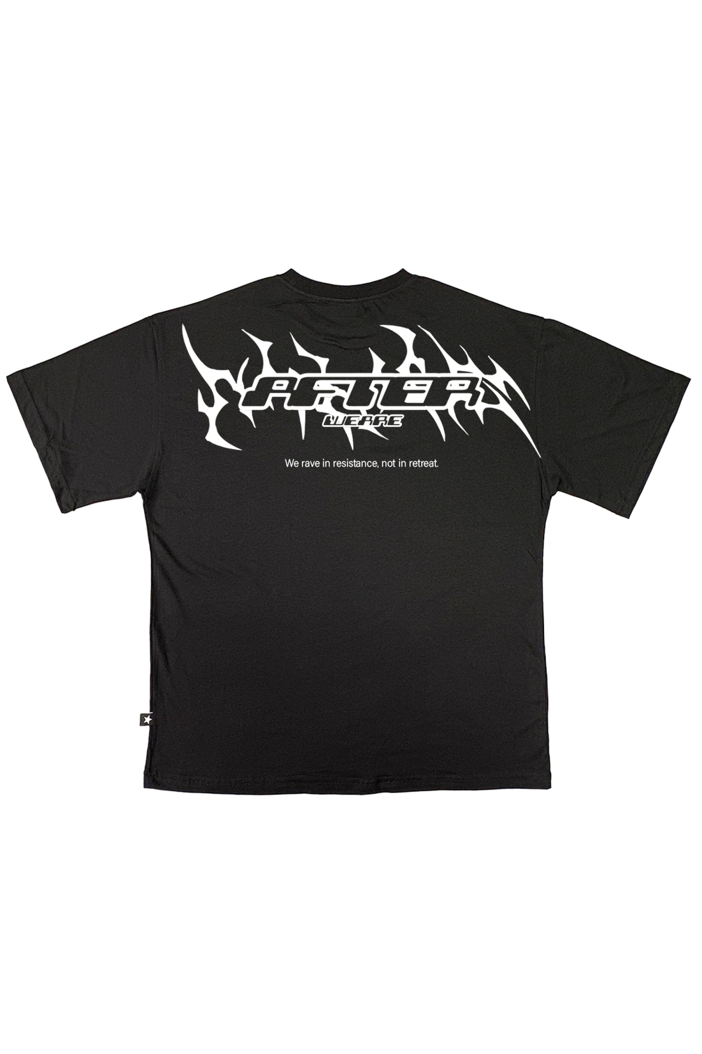 Afterweare Rage Against - Siyah Oversize Tişört 009 - Basic T-shirt