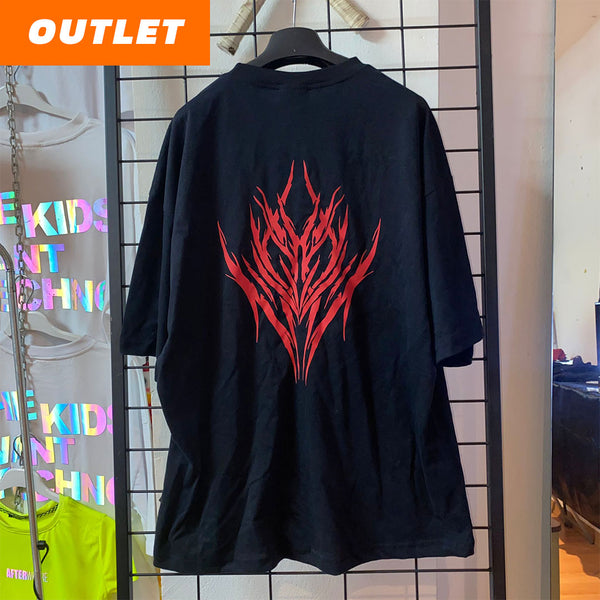 OUTLET – WEISSES OVERSIZE-T-Shirt HARDCORE