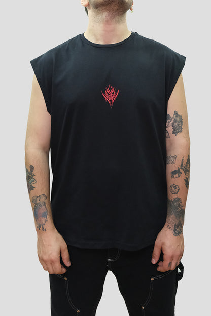 Kolsuz Tişört Üst Sporcu Atlet - Love Rave | Reflective Sleeveless Top