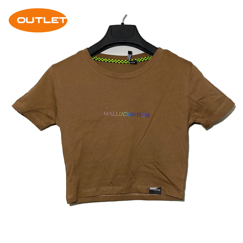 OUTLET – BRAUNES CROP T-Shirt HALLUCINATION