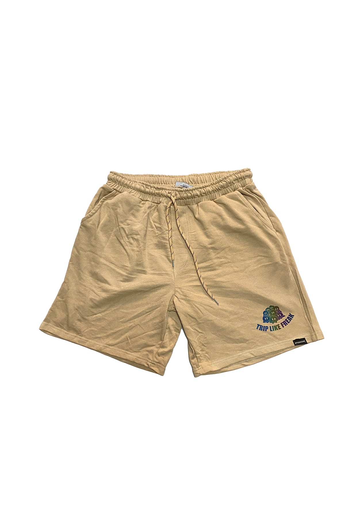 Kum Rengi Erkek Şort  - Trip Like Freak | Reflective Sand Short.