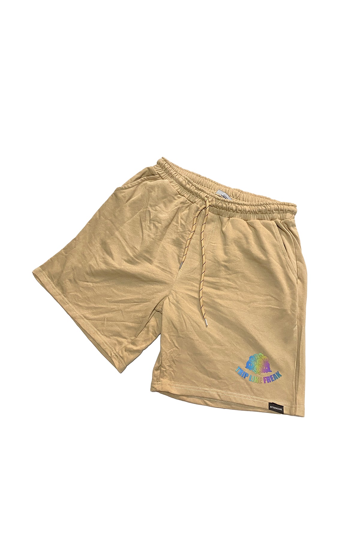 Kum Rengi Erkek Şort  - Trip Like Freak | Reflective Sand Short.