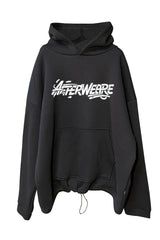 SCHWARZER OVERSIZE HOODIE 'ACID CREW' REFLEKTIEREND 