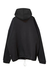 SCHWARZER OVERSIZE HOODIE 'ACID CREW' REFLEKTIEREND 