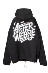 SCHWARZER OVERSIZE HOODIE 'ACID CREW' REFLEKTIEREND 