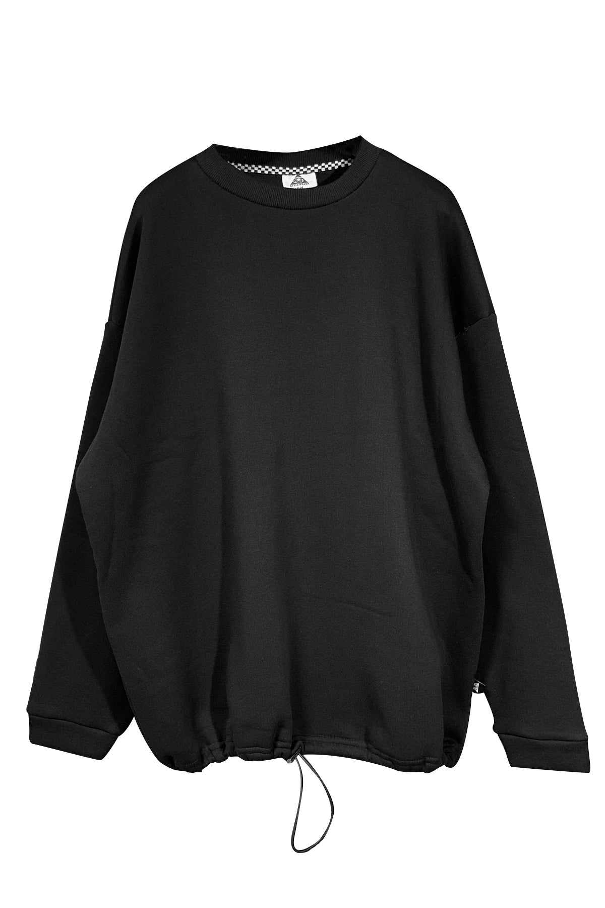 Basic Siyah Oversize Sweatshirt - Black Oversize Sweatshirt Basic.