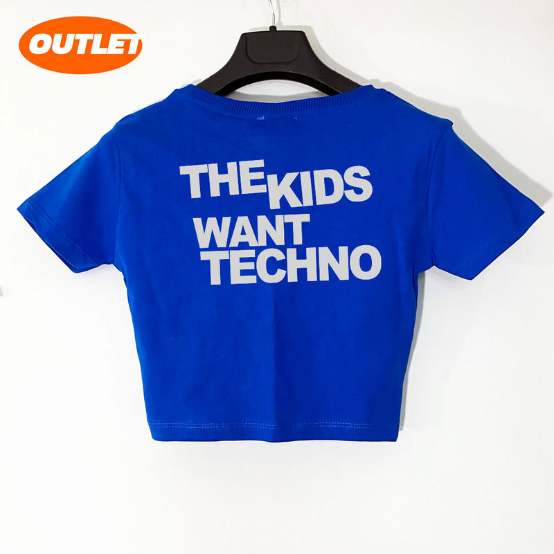 OUTLET - BLUE CROP 'THE KIDS WANT TECHNO'