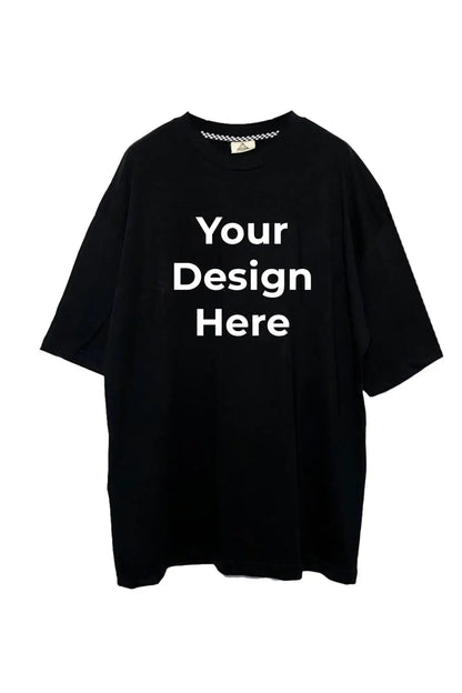 Custom Black T-shirt - Personal Design - FREEDOM OVERSIZED