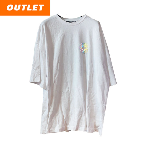 OUTLET – WEISSES OVERSIZE-T-Shirt HARDCORE