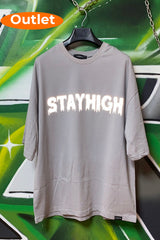 OUTLET - Gri Oversize Tişört - Stayhigh