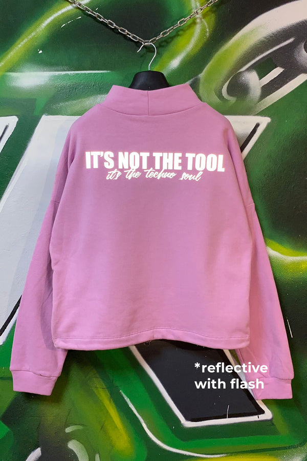 OUTLET - Kadın Pembe Sweatshirt - Techno Soul