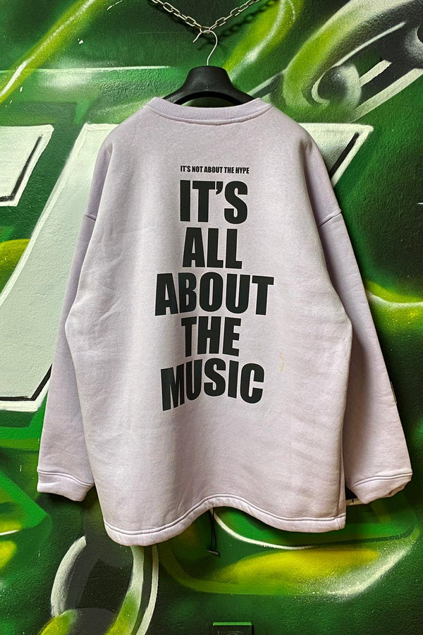 OUTLET - Lila Sweatshirt - It's All About The Music