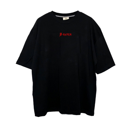 OVERSIZE BLACK T-SHIRT 'FACTORY' B-RAVER.