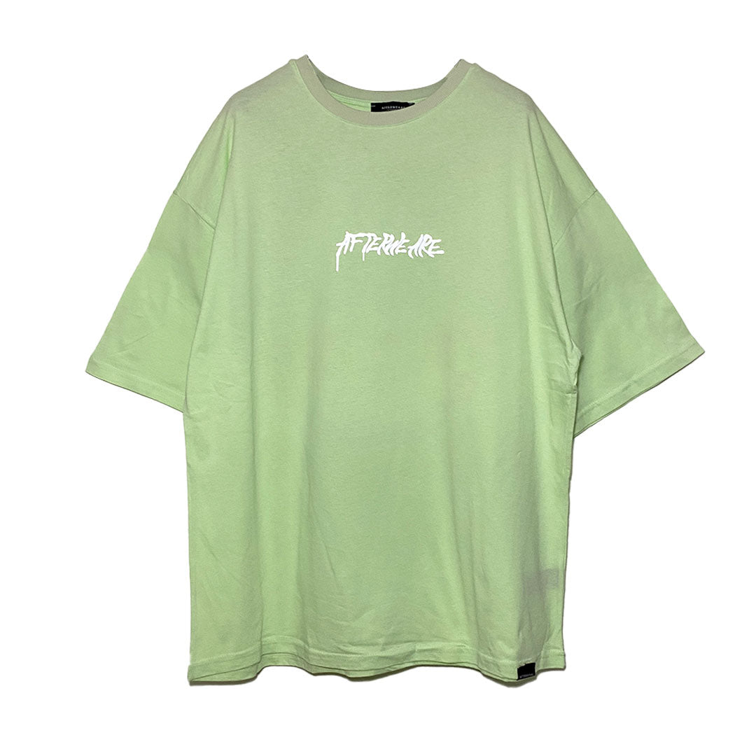 GREEN OVERSIZE T-SHIRT 'ACID CHAIN' REFLECTIVE 'LIMITED EDITION'