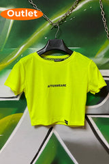 OUTLET - Sarı Crop Tee - The Kids Want Techno