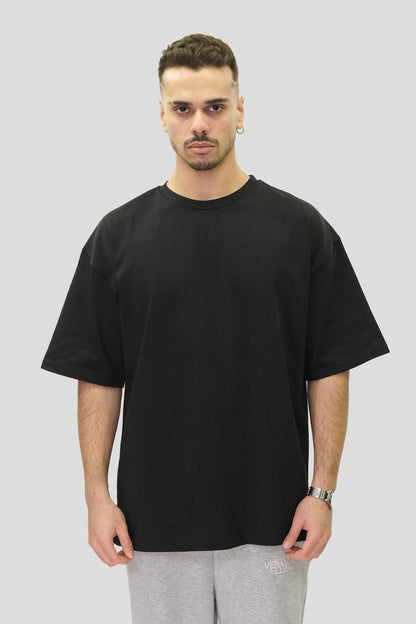 Siyah Basic Oversize Tişört – Afterweare Streetwear Unisex