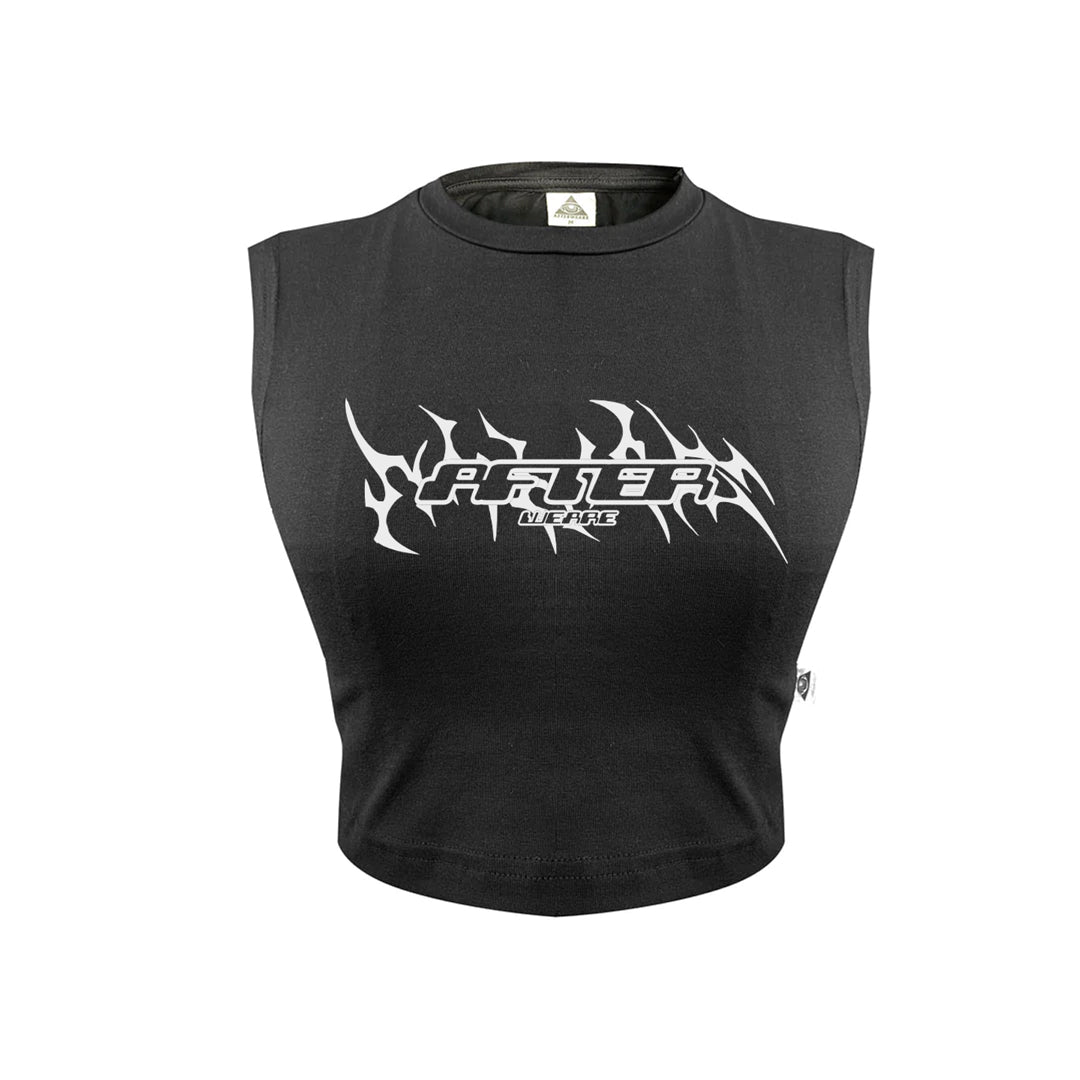 Siyah Crop Top Üst.