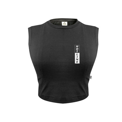 Siyah Crop Top Üst.