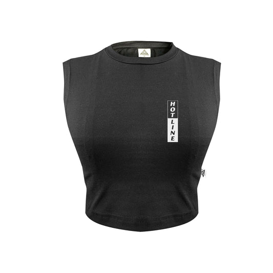 Siyah Crop Top Üst