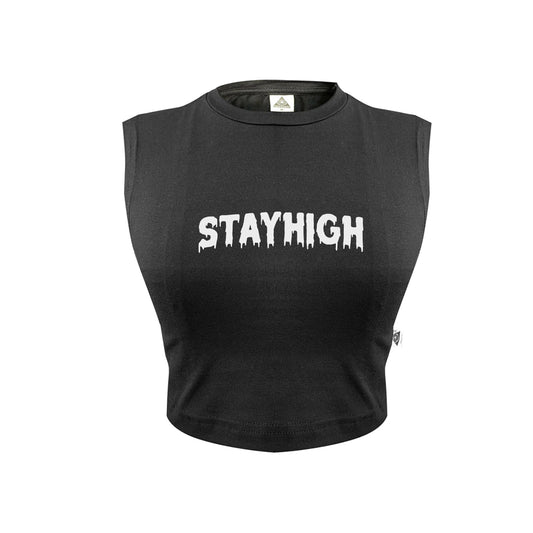 Siyah Crop Top Üst | Stayhigh