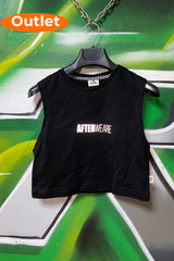 OUTLET - Siyah Crop Top - Afterweare