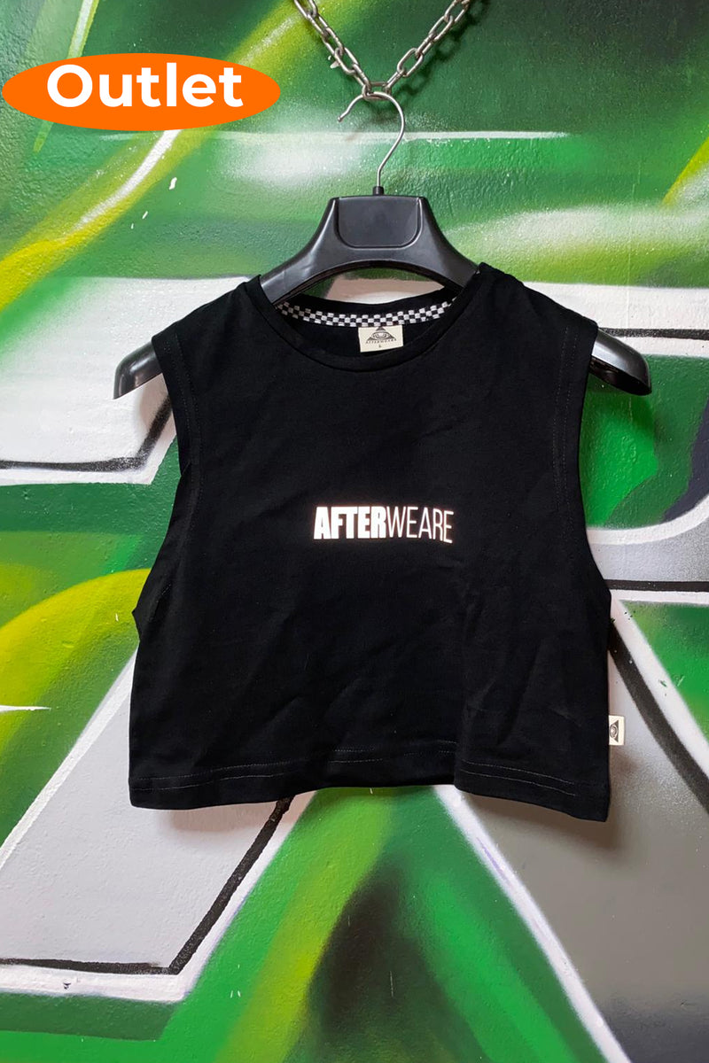 OUTLET - Siyah Crop Top - Afterweare