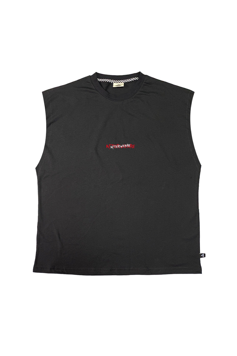 Siyah Sporcu Atlet - Kolsuz Tişört - Came For The Techno Stayed For The Chaos